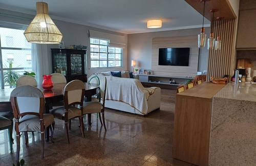 Boqueirao Apartamento | Beautiful view of the sea and waterfront gardens!