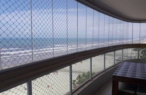 Aviacao Apartamento | Hermosa vista del paseo marítimo !!! Praia Grande - Aviación
