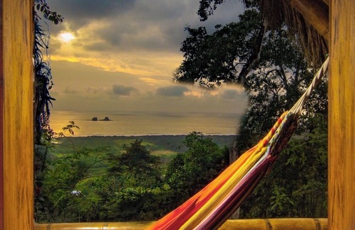 Ayampe Cabina | Hermosa vista al Mar y a la Montaña I Cabañas Cochapunko Ayampe