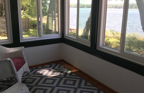 Fryeburg Casa | Hermosas vistas @ 4-Season Lake House, 4 dormitorios, 2 BA, 100 'de playa privada de arena