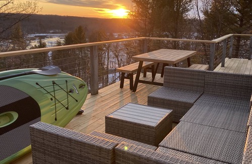 Amherst Casa | Beautiful views and water access on 20 acre paradise! slps 14 Hot tub dock kayak