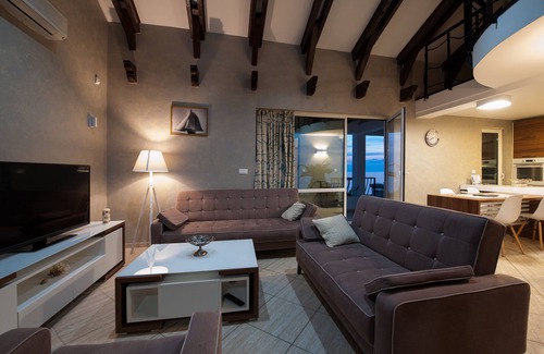 Sveti Stefan Villa | Hermosa VILLA MIA con piscina privada y vistas al mar