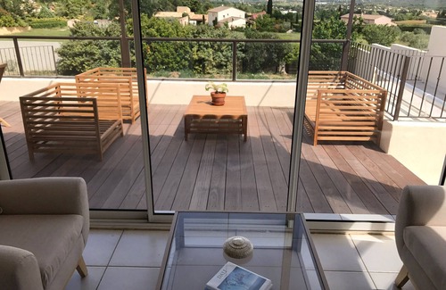 Gargas Villa | Hermosa villa de 200 m2 con vista y 2 casas de la piscina cerca de Roussillon luberon