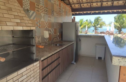 Itacimirim Apartamento | Hermoso pueblo en la playa de Itacimirim - Pie en la arena