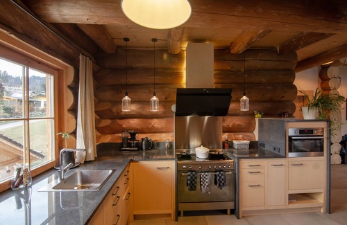 Seeboden Cabina | Beautiful wooden house with mountain views