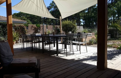 Vensac Villa | Hermosa villa de madera a 800 metros de las playas y servicios. Animales aceptados.