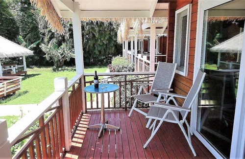 Rarotonga Cabaña | Beautifully appointed inland property with ocean and mountain views.