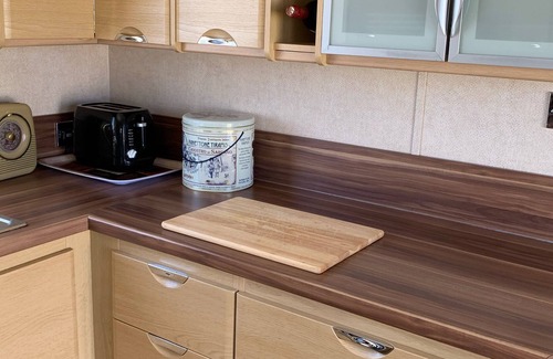 Crimdon Casa | Caravana bellamente decorada justo al lado del mar con vistas pintorescas