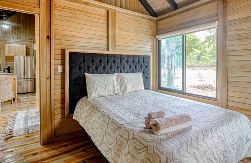 Tulum Cabina | Beautifully designed & secluded cabin with serene views, furnished porch & AC