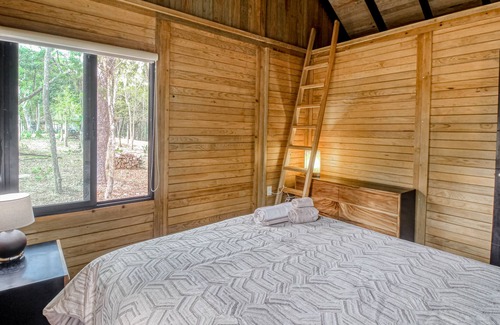 Tulum Cabina | Beautifully designed & secluded cabin with serene views, furnished porch & AC