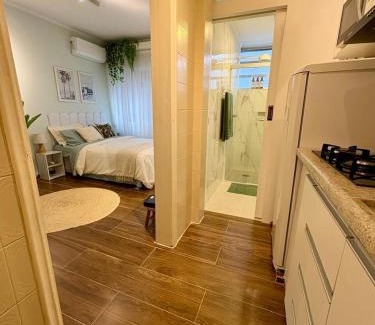Embare Apartamento | Beira-mar - Apt aconchegante com ar e Wi-Fi