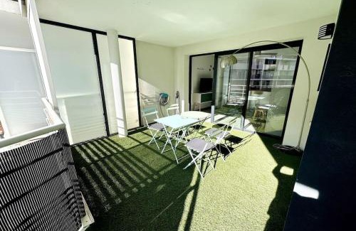 Parc Marianne Apartamento | Bel Appart Design 2ch, Mairie, Pkg, Wifi, Terrasse, Port Marianne