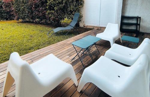 Poggio-Mezzana Apartamento | bel appartement avec jardin