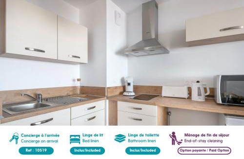 Pleneuf-Val-Andre Apartamento | Bel appartement pour 4 face mer