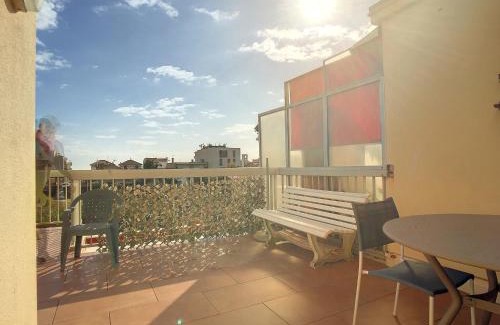 Carnon-Plage Apartamento | Bel F2 Cabine avec Garage, Proche Plage et Port, Grande Terrasse ensoleillée - FR-1-715-80