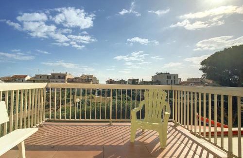 Carnon-Plage Apartamento | Bel F2 Cabine avec Garage, Proche Plage et Port, Grande Terrasse ensoleillée - FR-1-715-80