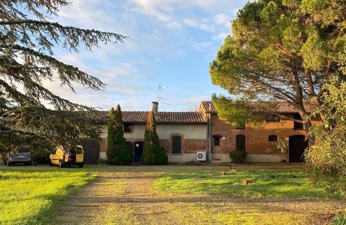 Belbeze-de-Lauragais Casa | Belle Métairie en Pleine Campagne, Avec Piscine et Tennis