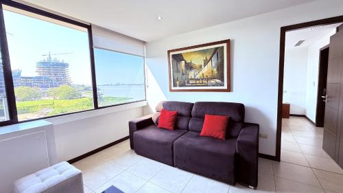 Puerto Santa Ana Apartamento | Bellini 3, Puerto Santa Ana, Suite Ejecutiva con vista, lavadora, secadora, wiffi