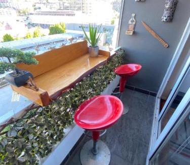 Vina del Mar Apartamento | Bello Dpto central a pasos de la Quinta Vergara, Mall, Plaza de Viña, con estacionamiento, ideal para recorrer la ciudad caminando relajado