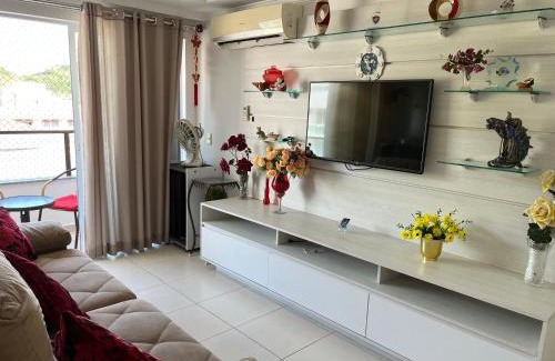 Prainha Apartamento | Belo apê de 2 quartos com ar-condicionado na quadra da praia!