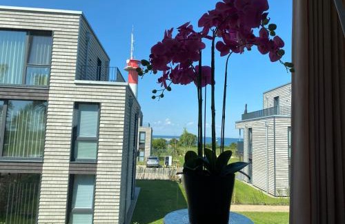 Marienleuchte Apartamento | BeltBlick Fehmarn - moderne Ferienwohnung mit Meerblick und Sauna - Neubau