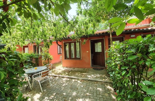 Zona LIV La Giustiniana Apartamento | Chalet de madera en Roma con piscina comunitaria (apertura de temporada)