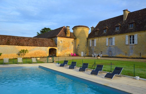Bourniquel Casa | Castillo histórico, de 100 hectáreas, vista panorámica, piscina, 5 dormitori