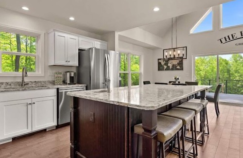Great Barrington Casa | Berkshires Best/Large Deck with Hotub, Basement with Game room & Fitness room