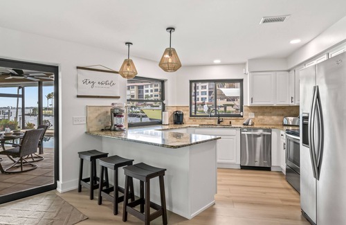 Caloosahatchee Casa | 3 dormitorios / 2 baños / exposición sur / piscina climatizada