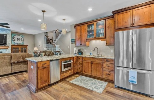 Westlake Corner Casa | BEST location on Smith Mtn lake! Waterfront home w POOL & Dock in no wake zone.