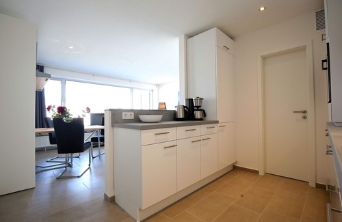 Wangerooge Apartamento | Bestlage en Wangerooge con vistas al mar, nuevo en 2016, balcón, equipo de primera