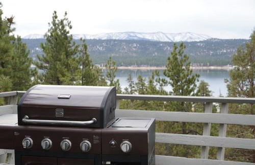 Fawnskin Casa | Best View - Spacious home with hot tub, game room, and 180 degree panoramic view of Big Bear Lake!