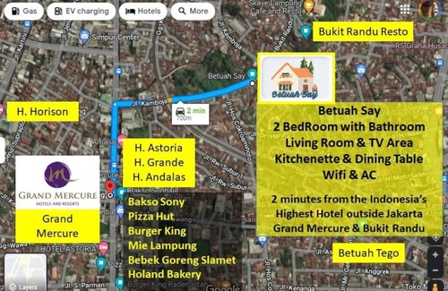Bandar Lampung Casa | Betuah Say [2BR City Center Holiday Home]