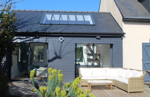 Saint-Jouan-des-Guerets Casa | Entre la casa de Saint Malo y Dinard para 8 personas.