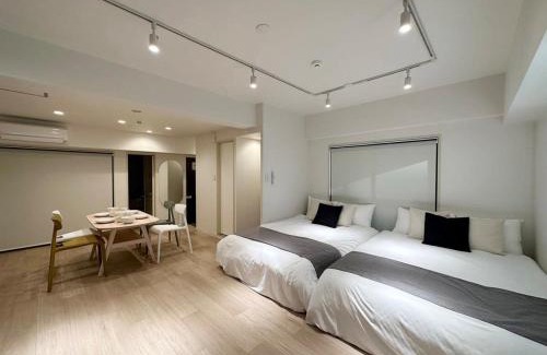 Hiroshima City Centre Apartamento | bHOTEL F-style - 1BR Apt Great Location for 6Ppl