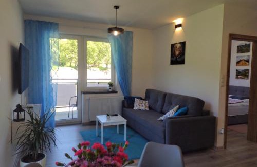 Ustrzyki Dolne Apartamento | Biało - niebieski