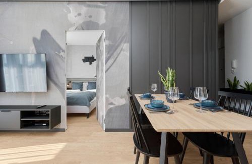 Fabryczna Apartamento | Białowieska 69 - Ekskluzywny apartament w Porcie Popowice z parkingiem i balkonem - Fair Rentals