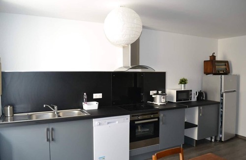 Bielle Apartamento | Bielle, apartamento con jardín y garaje