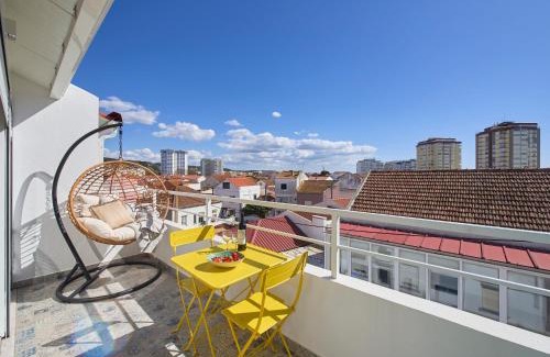 Costa de Caparica Apartamento | Big Group Beach Haven, Sleeps 28, by TimeCooler