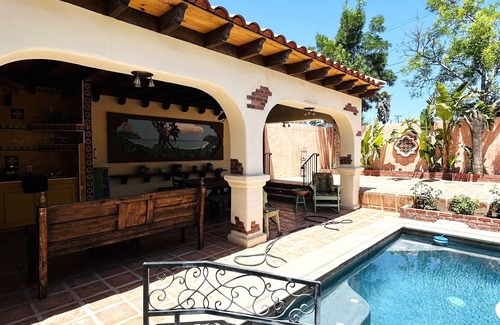Baker Street Casa | BIG ONE OF A KIND EUROPEAN SPANISH MEXICAN HACIENDA HOUSE W/ POOL ARTSY VINTAGE