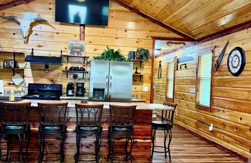 Strunk Cabina | 𝐁𝐢𝐠 𝐒𝐨𝐮𝐭𝐡 𝐅𝐨𝐫𝐤 Retreat! Excellent Location Private WIFI~ All NEW 𝐓𝐫𝐞𝐞 𝐓𝐨𝐩 𝐋𝐨𝐝𝐠𝐞!