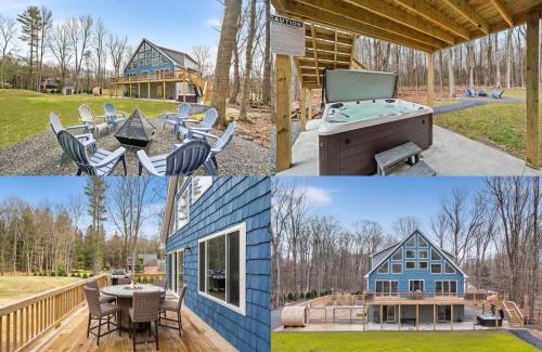 Pocono Lake Casa | Big Villa,4 Masters, Heated Pool, Hot Tub, Sauna