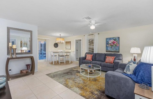 Fort Myers Casa | Bikini Bottom Bungalow - Heated Pool & Game Room - Roelens Vacations