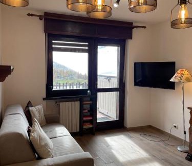 Sestriere Apartamento | Bilocale con terrazzo e vista spettacolare sui monti