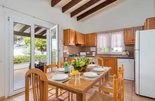 Sant Lluis Villa | Bonita Villa Binillor Cerca al Mar Con Piscina Privada, Wifi, Barbacoa