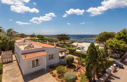 Sant Lluis Villa | Bonita Villa Binillor Cerca al Mar Con Piscina Privada, Wifi, Barbacoa