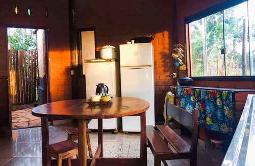 Alto Paraiso de Goias Cabaña | Bioconstruction House and the most beautiful Sunset in Chapada