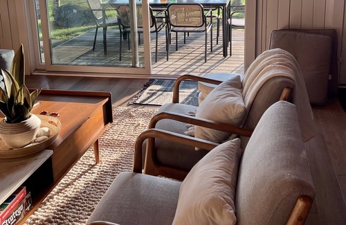 Alden Cabaña | Birch Cottage Torch Lake Waterfront with Sunset Views, Kayaks and Paddleboards