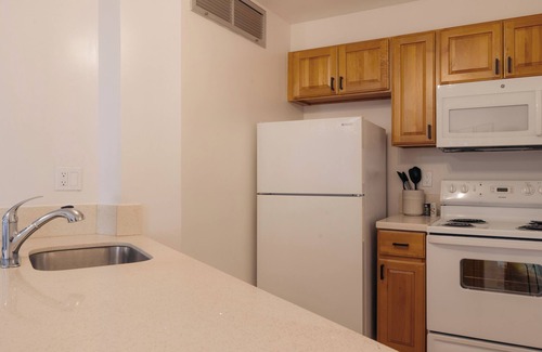 Downtown Honolulu Condominio | Bishop Suites at Executive Centre, 1-Bedroom Mountain View Suite + Full Kitchen