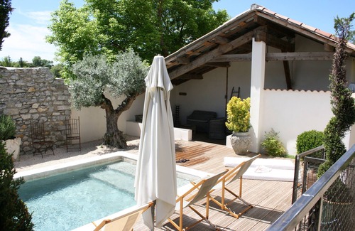 Lezan Casa | Vintage Bistrot 'en Leona abuela'. piscina climatizada